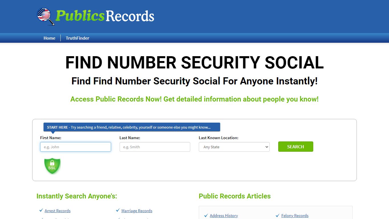 Find Find Number Security Social For Anyone Instantly!